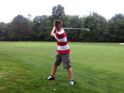 7 Scout Participant Brian Williams from Troop 42 who won the Closeset to the Tee award